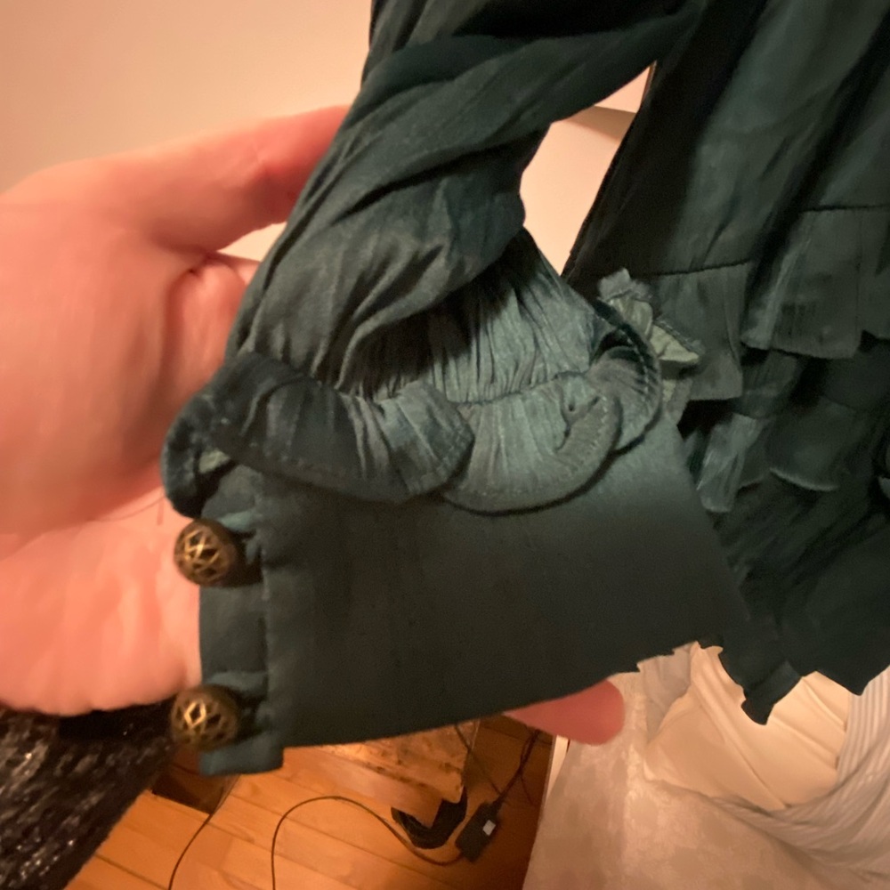 NWT By Anthropologie Ruffled Tiered Mini Dress - Picture 9 of 14